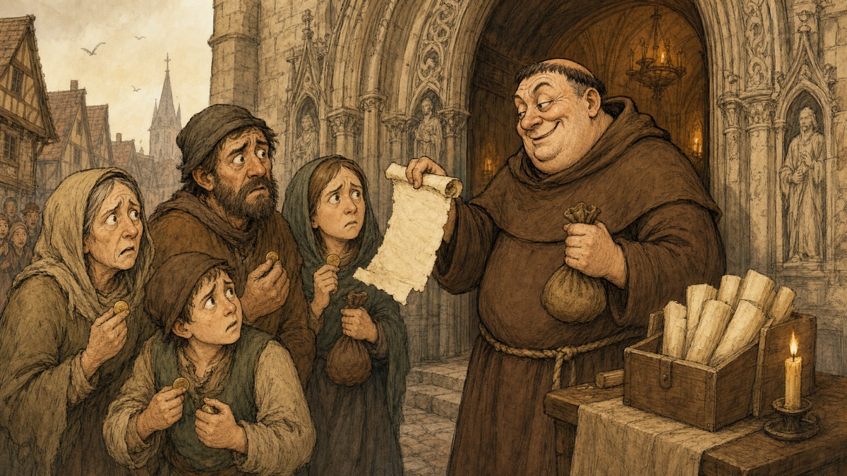 Middle Ages indulgence sales