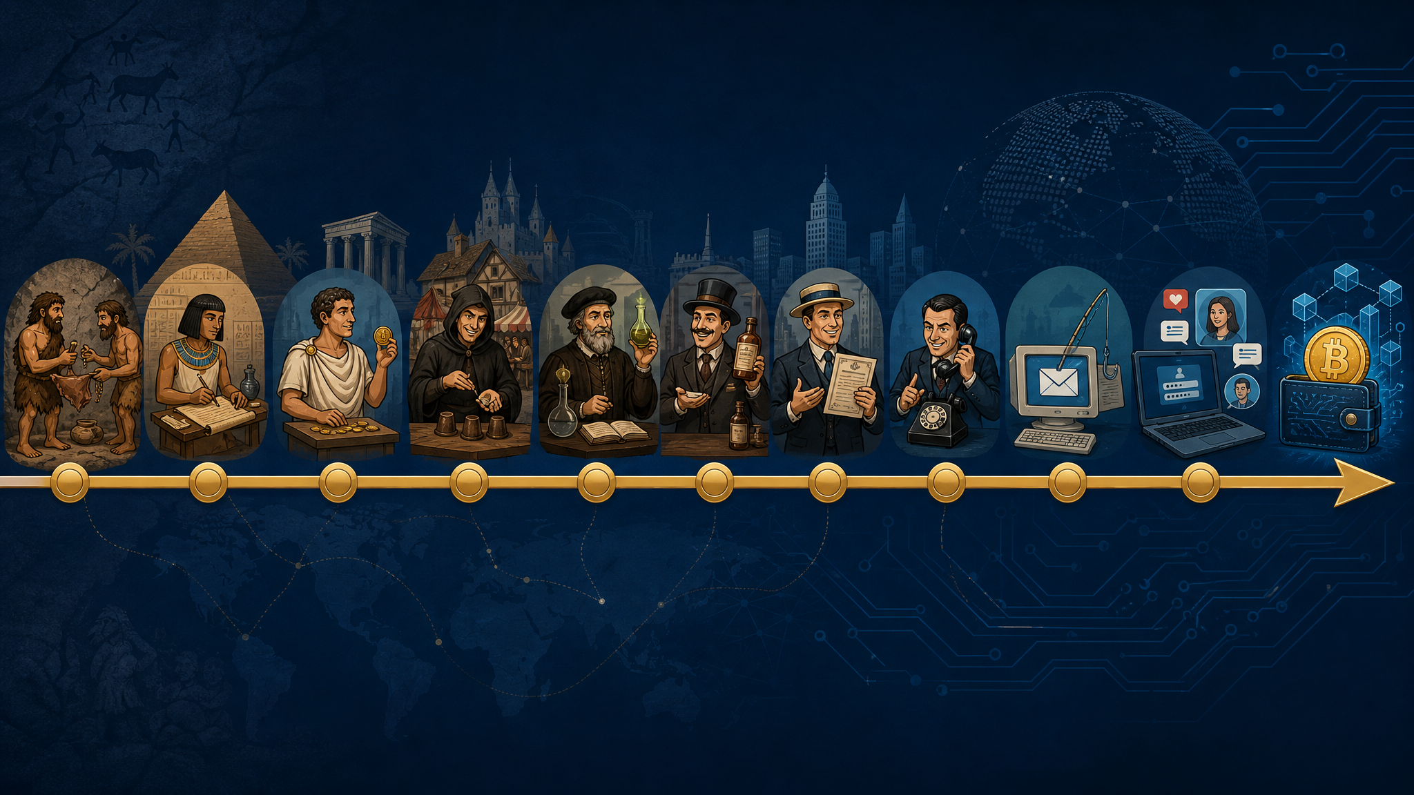 We Built a 12-Era Scam History Timeline in 30 Minutes With AI